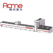 Metāla cauruļu CNC šķiedras lāzeru griešanas mašīna