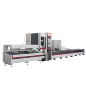 LT-6020E tērauda caurules CNC šķiedras lāzera griešanas mašīna